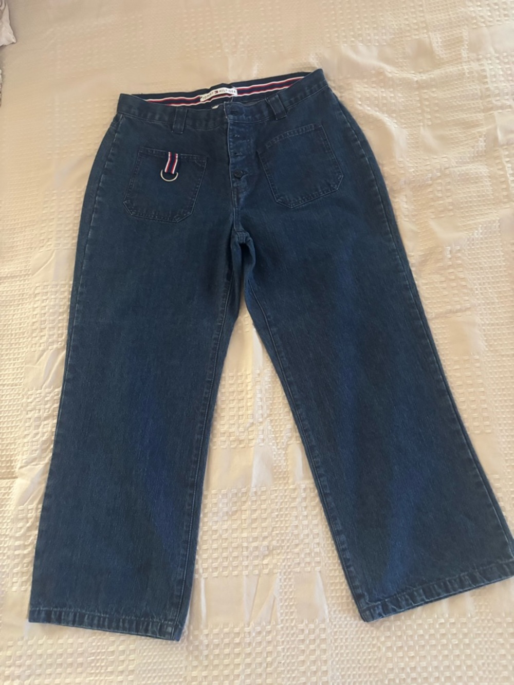 Tommy Hilfiger Dark Blue Wide Leg Jeans